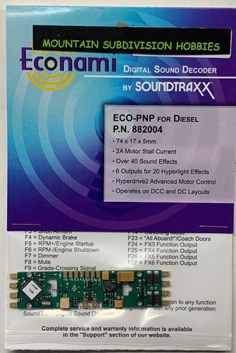 Soundtraxx 882004 diesel - soundtraxx,